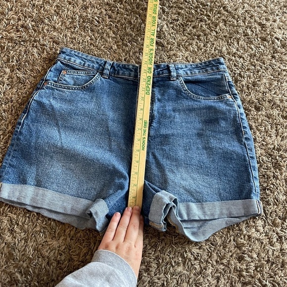Primark denim medium wash cuffed jean shorts - Picture 7 of 7